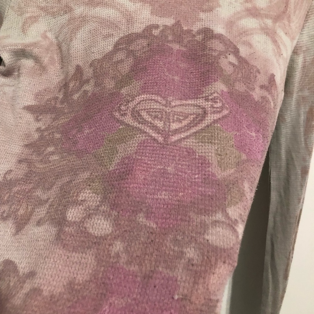 Distressed Roxy Long Sleeve Tee - Picture 7 of 11